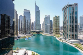 Marco Polo - Striking Lake Views at JLT ,1 BR, 2 Balconies